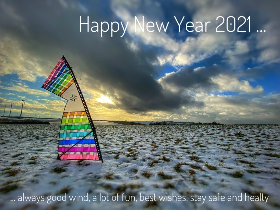 Happy New Year 2021 - alles gute für 2021, bleibt gesund