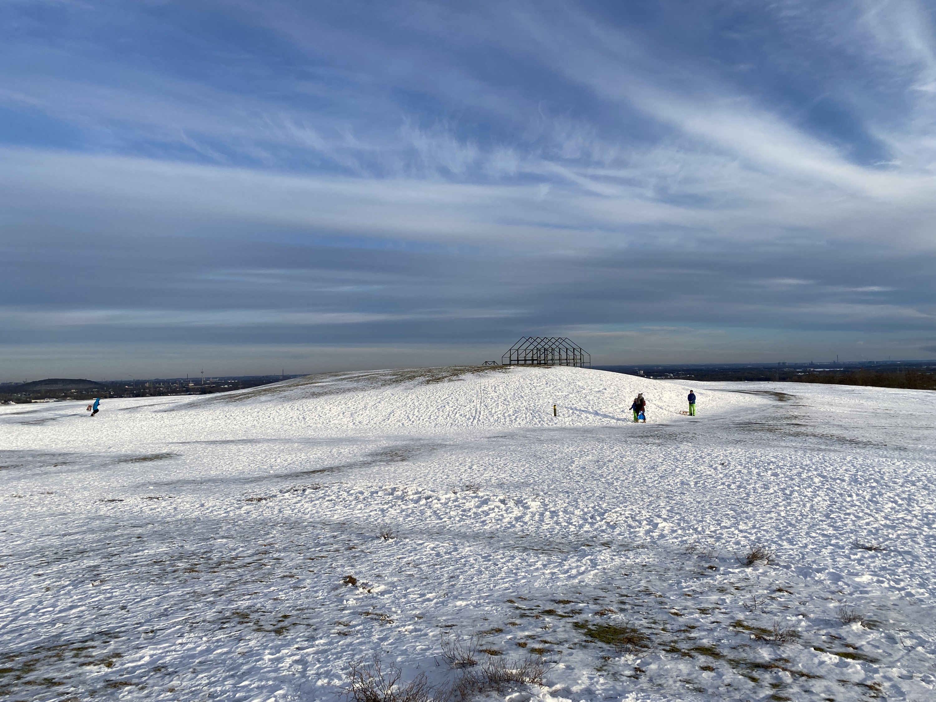 Winter auf Halde Norddeutschland