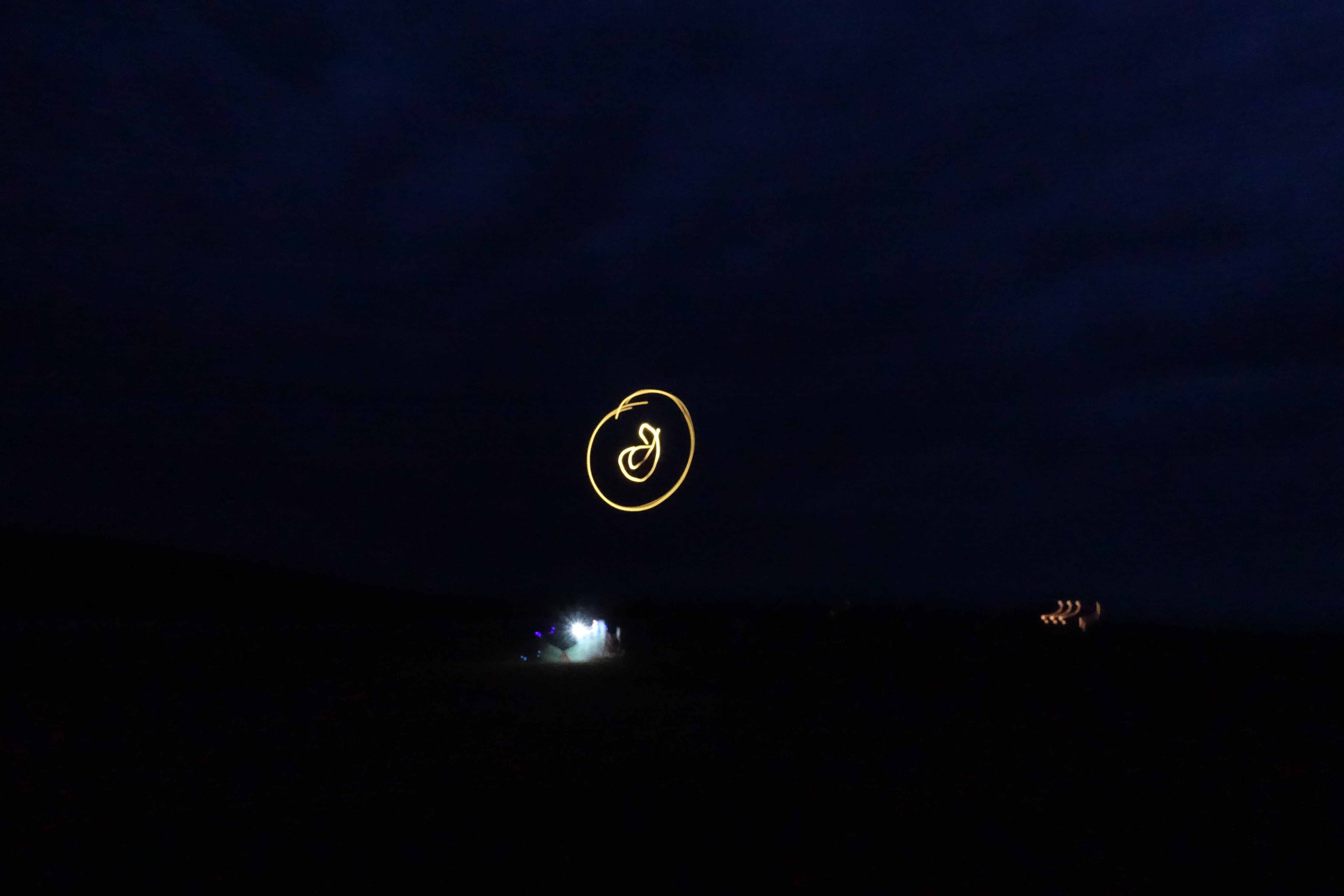 Nachtflug, 1 Rev beim Looping