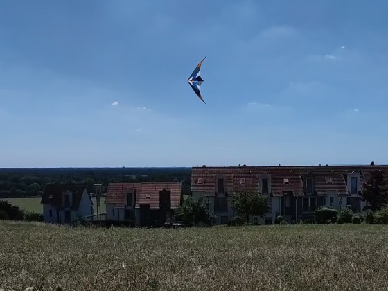 Spacekites Wega über dem Münsterland