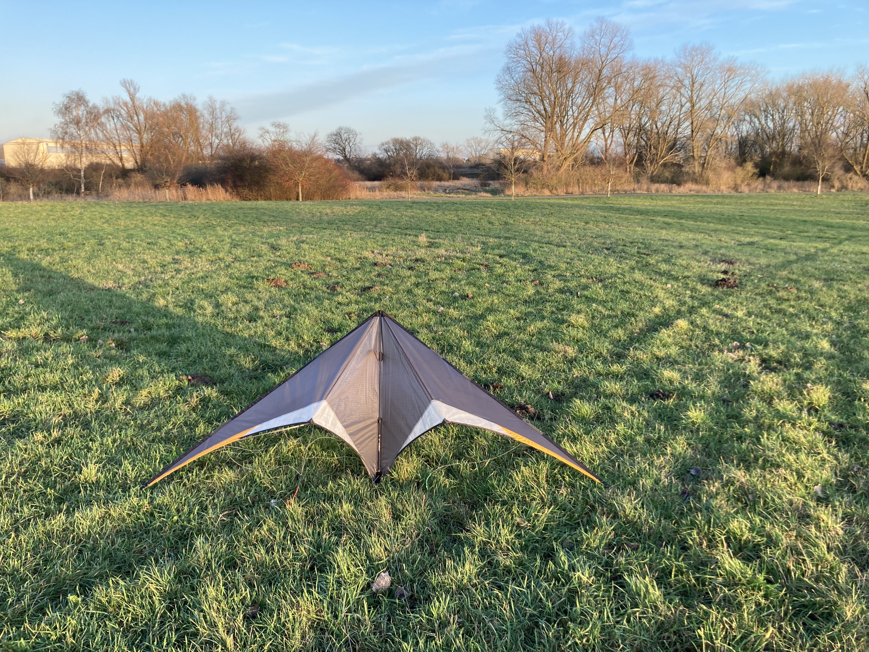 Curve Lite mit goldenen Querrudern