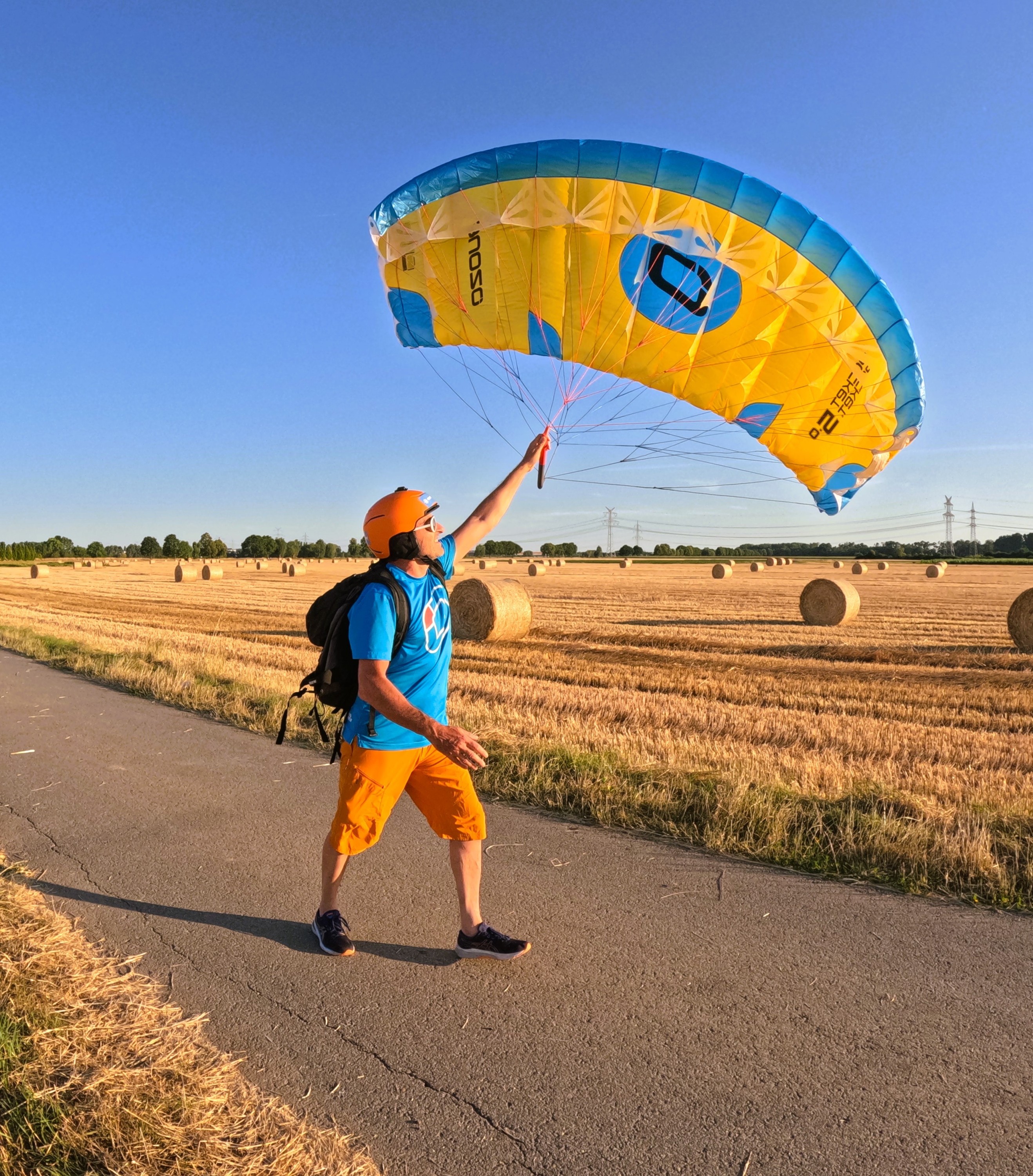 Pocket Rocket Parawing V2 ozonekites |  Test Snowkite-Odenwald