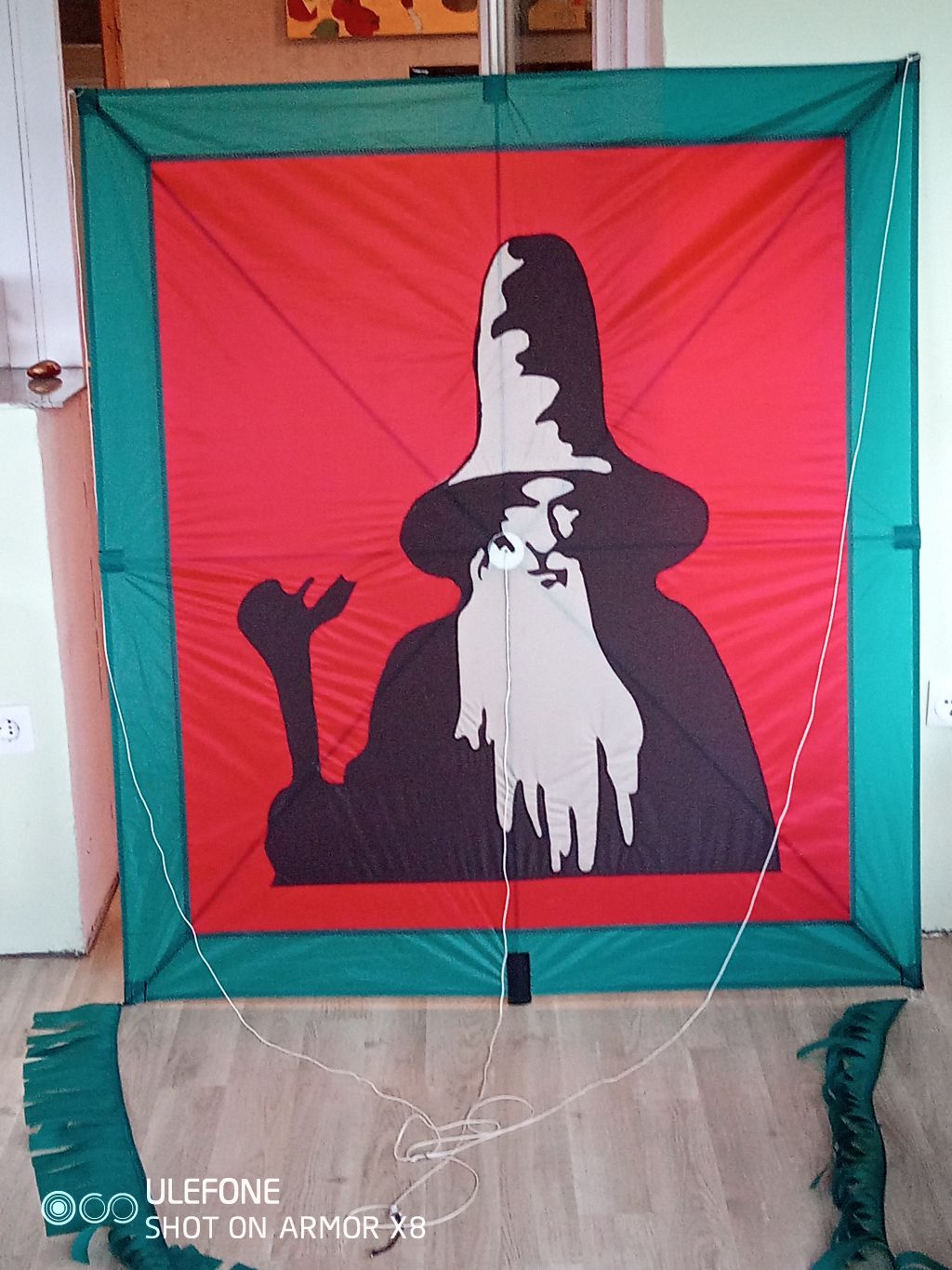 Della Porta mit Applikation "Gandalf"
