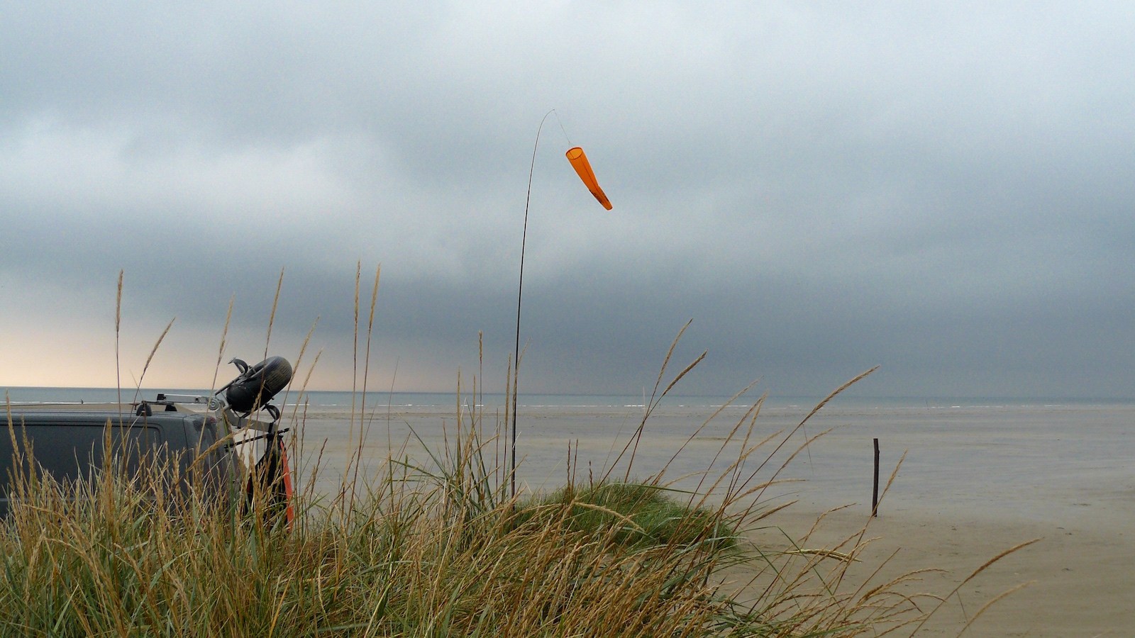 Fanø nach stärkerem Regen.