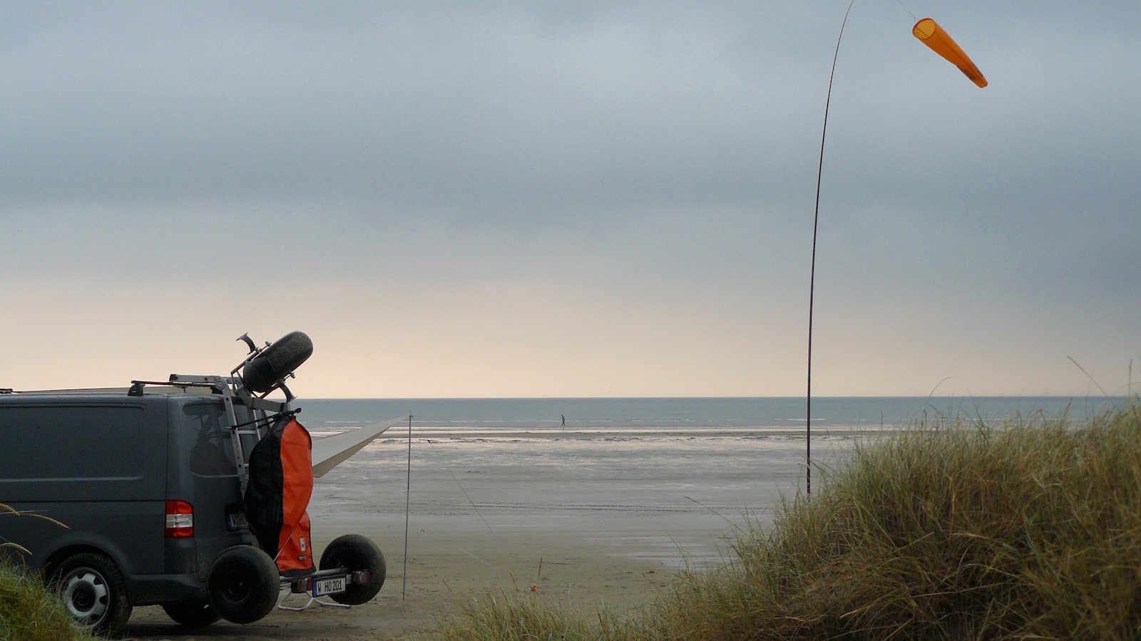 Fanø nach stärkerem Regen.