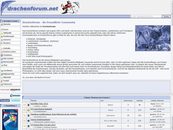 Drachenforum-Startseite-Übersicht-Es war einmal-Screenshot-webarchive