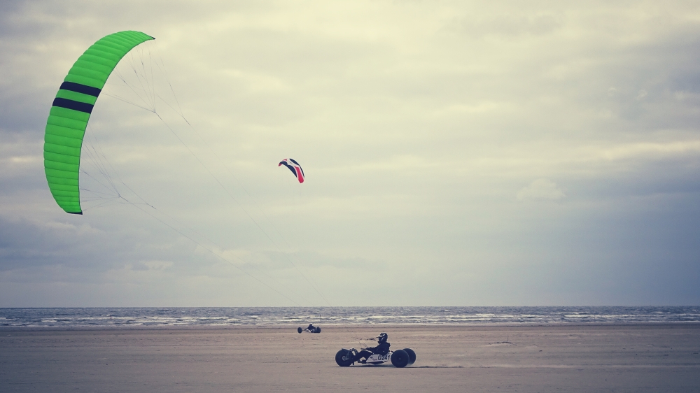 Kitebuggy @ Fanø / Cooper Motor 4.5 / GT Race Rapide / 32. Kiteflyersmeeting / Juni 2016