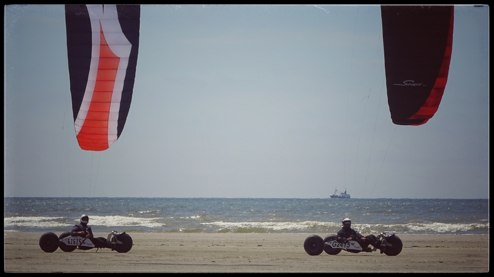 Kitebuggy @ Fanø / Libre Spirit 9.0 & Peter Lynn Vapor 9.4 / GT Race Rapide² / Juni 2016