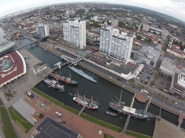 Bremerhaven aus der Luft