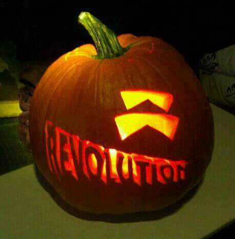 Revolution-Halloween-Kürbis :-)
