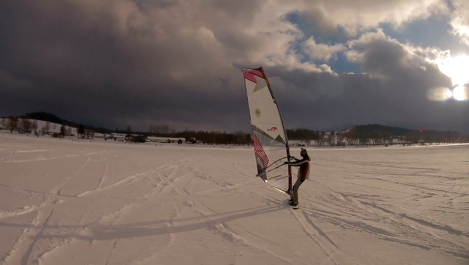 Snowboard mit Rigg