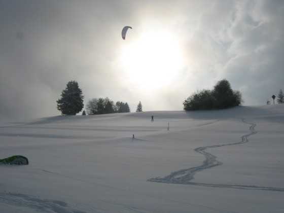 Saisonende im Allgäu 30cm Schnee
