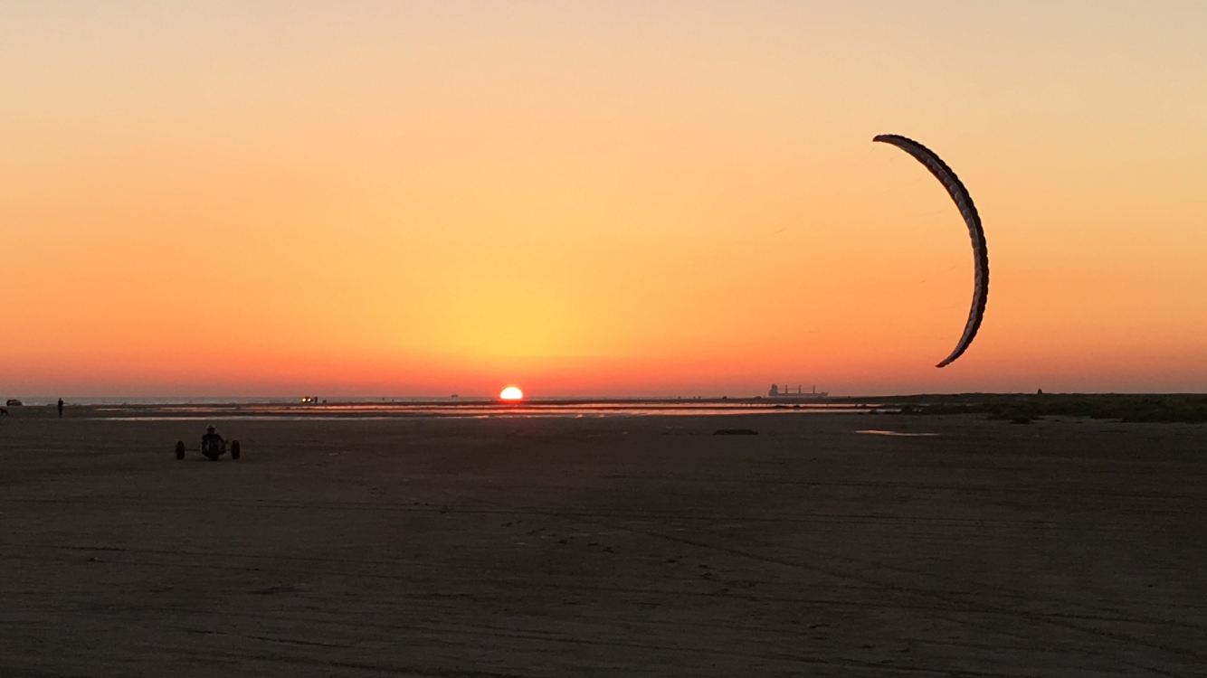 Sonnenuntergang Rindby Strand