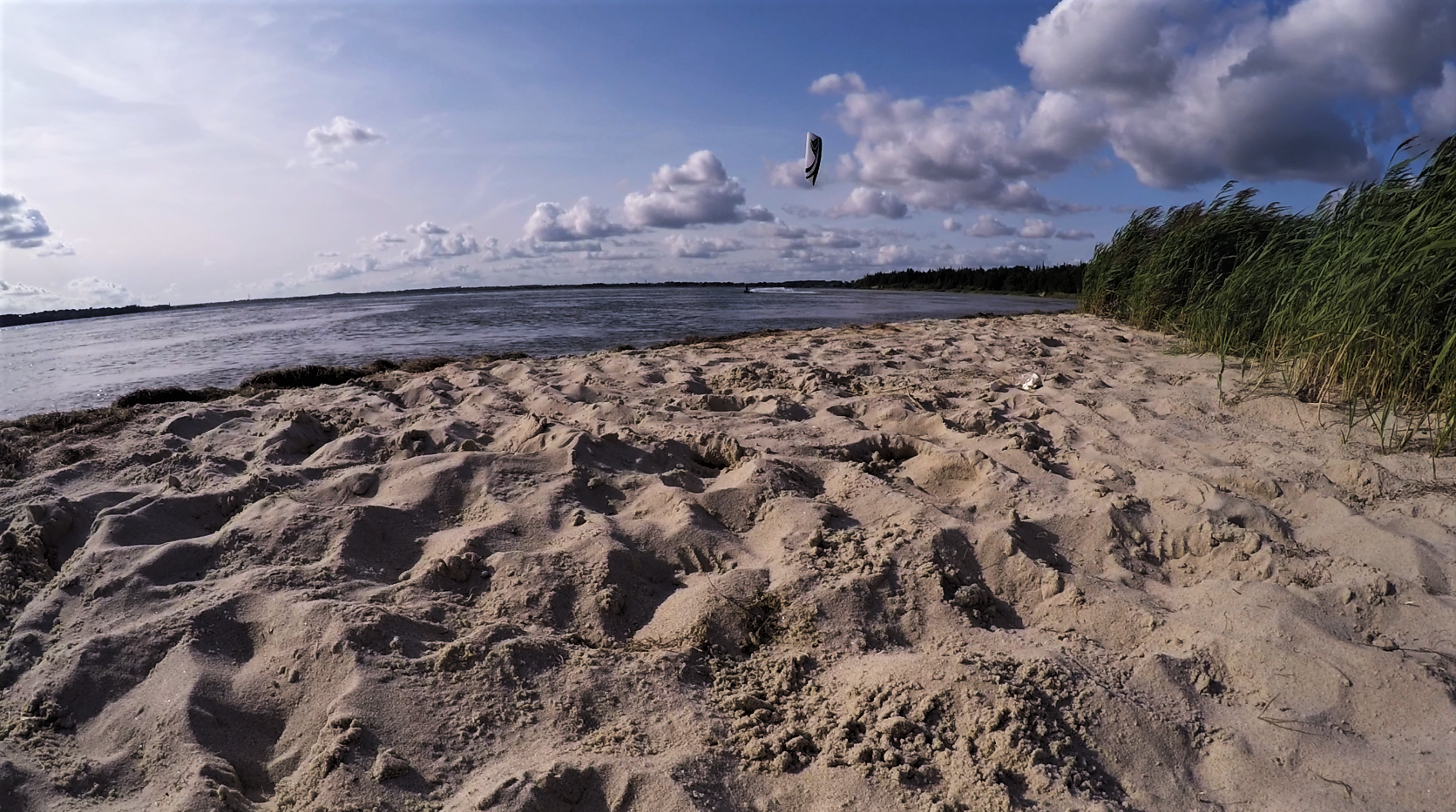 schwachwind Kitesurfen auf der Schlei