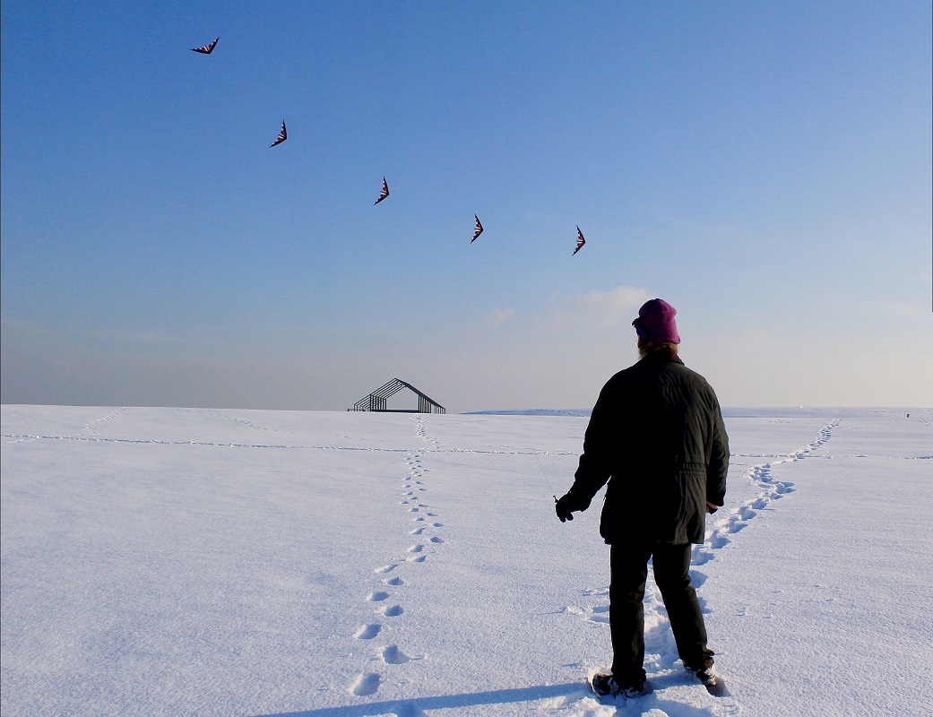 Lenken im Schnee. Febr. 2013