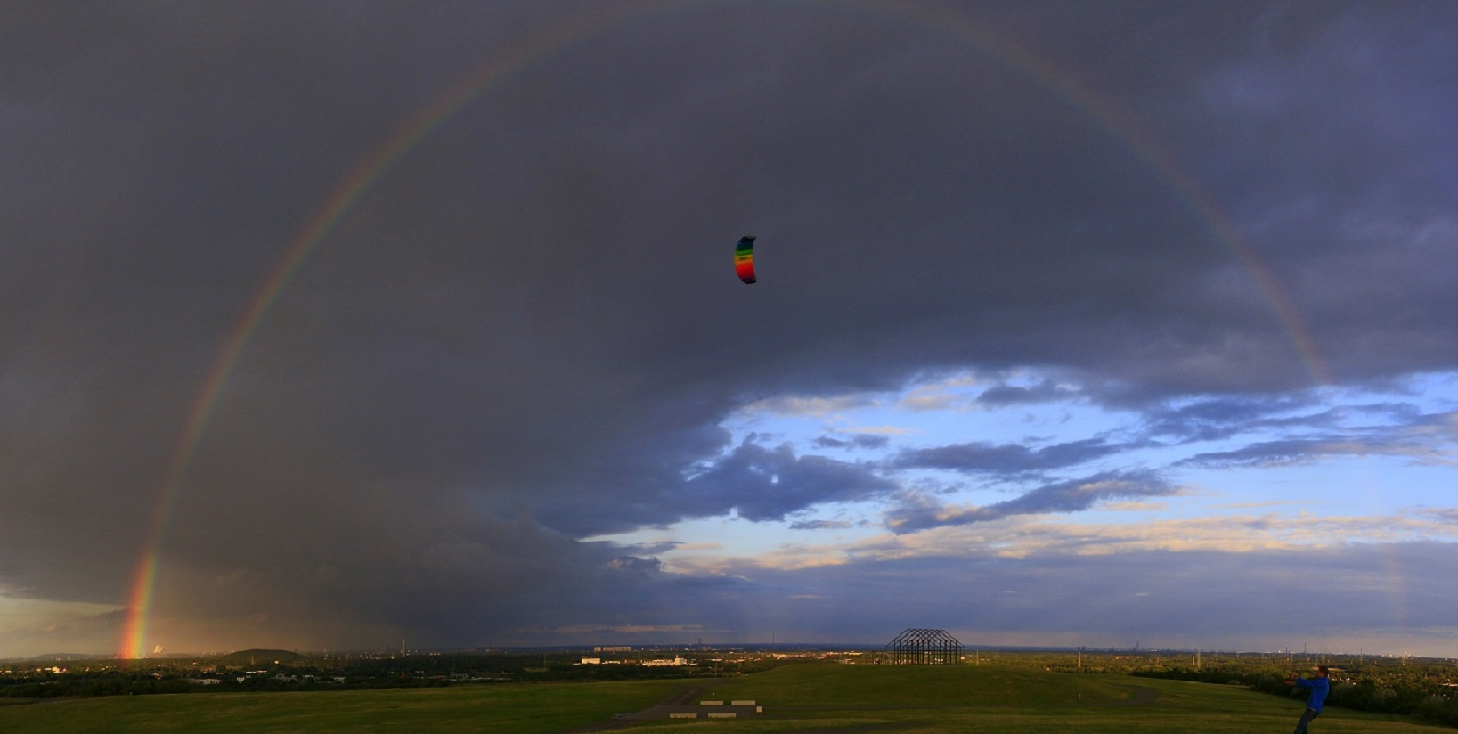 Regenbogenfarben im Regenbogen