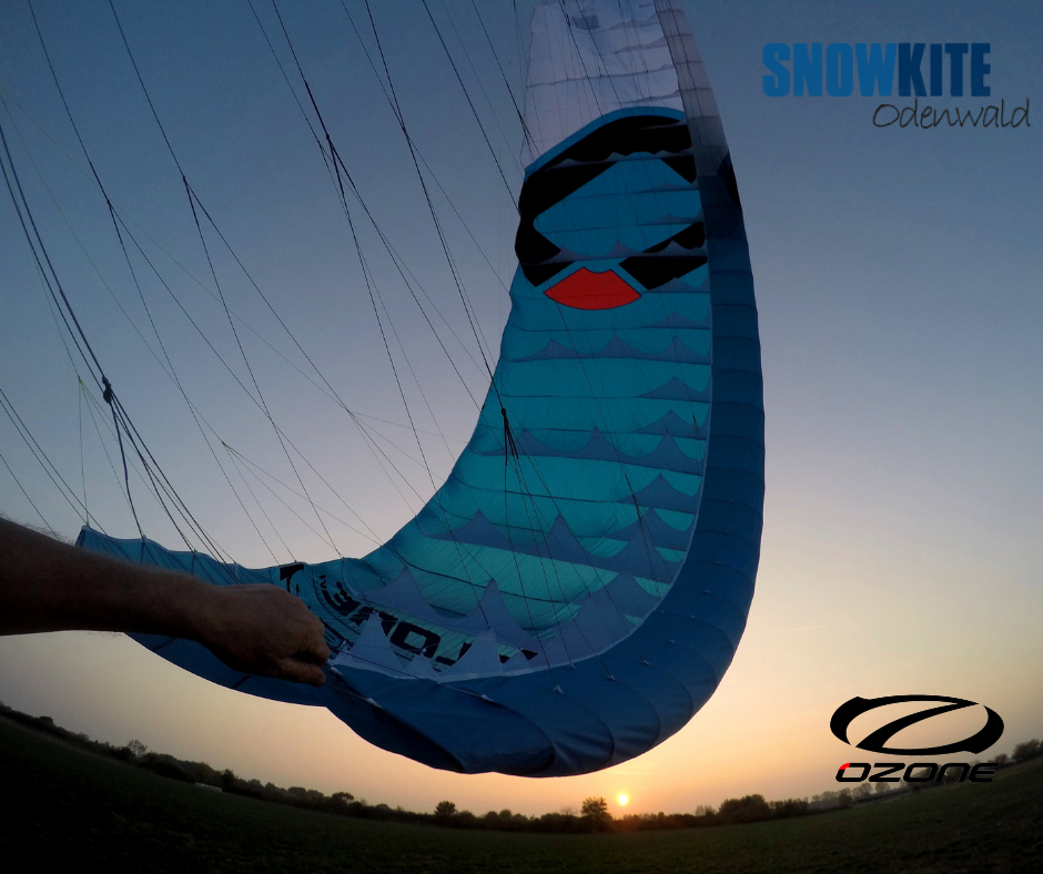 ExploreV1 von Ozonekites heute das erste Mal am Haken