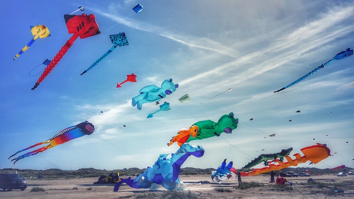 Manta Rays und Weitere / International Kitefliersmeeting 2018 @ Fanø