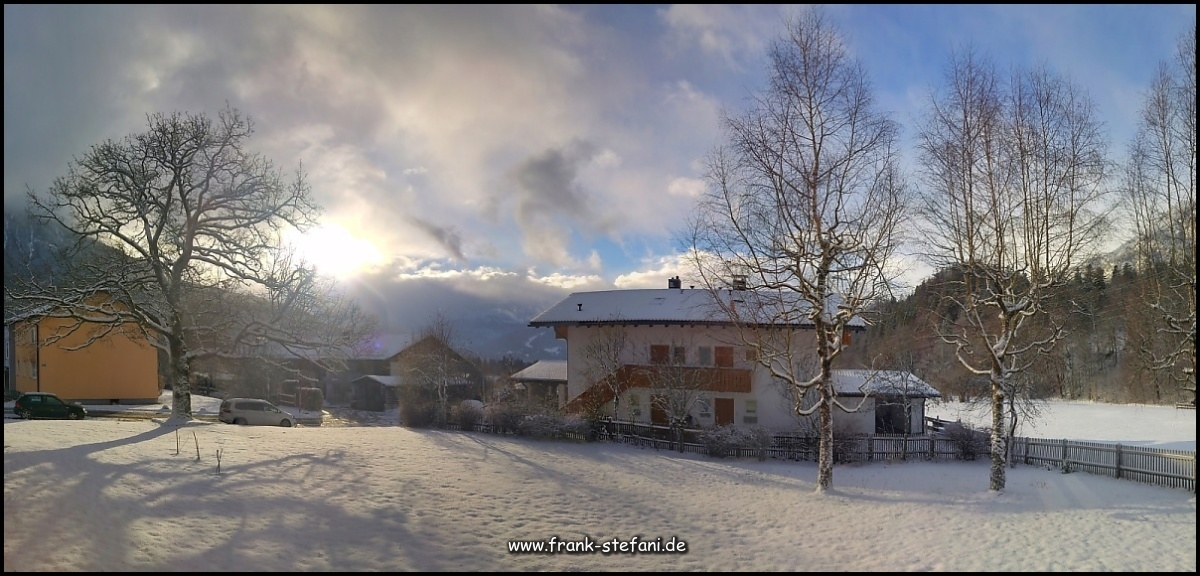 11. Dezember 2018: Erster richtiger Neuschnee im Tal