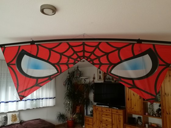 Spiderman Kite, von feinedrachen.de