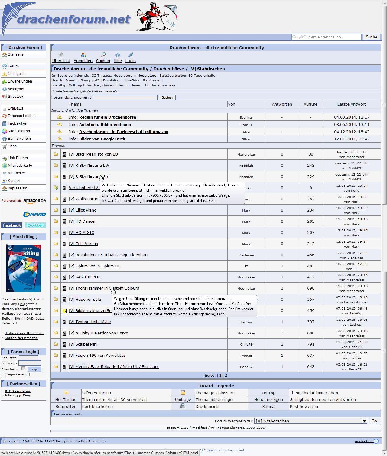 Drachenforum-Drachenbörse-Stabdrachen-Es war einmal-Screenshot-webarchive