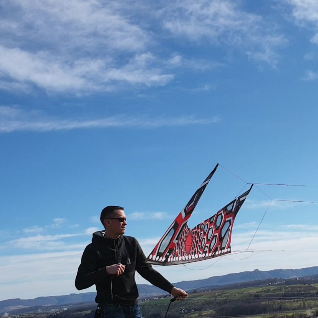 KQK Custom Kite MidVented / DotiKiteDesign Dogstake Kiting