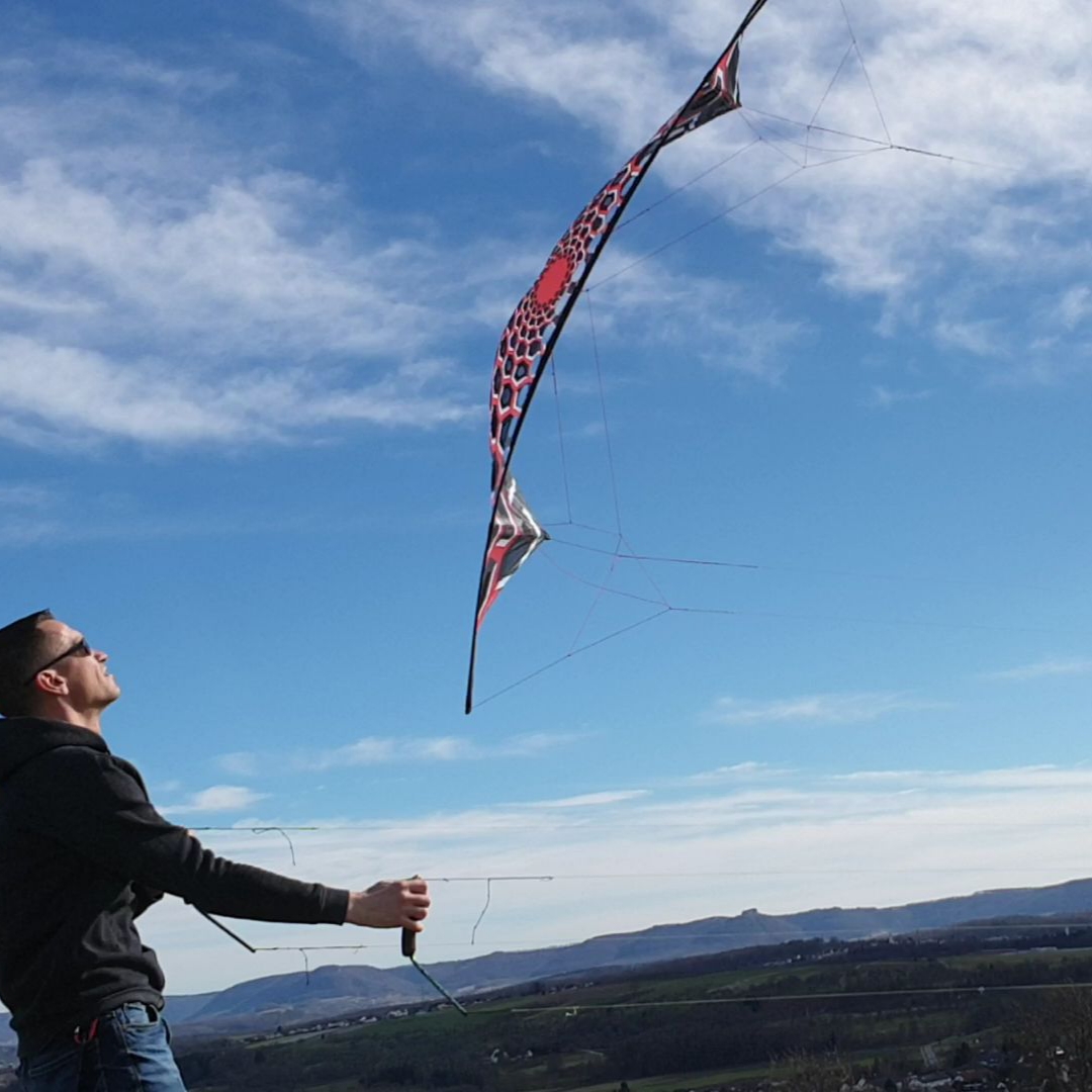 KQK Custom Kite MidVented / DotiKiteDesign Dogstake Kiting