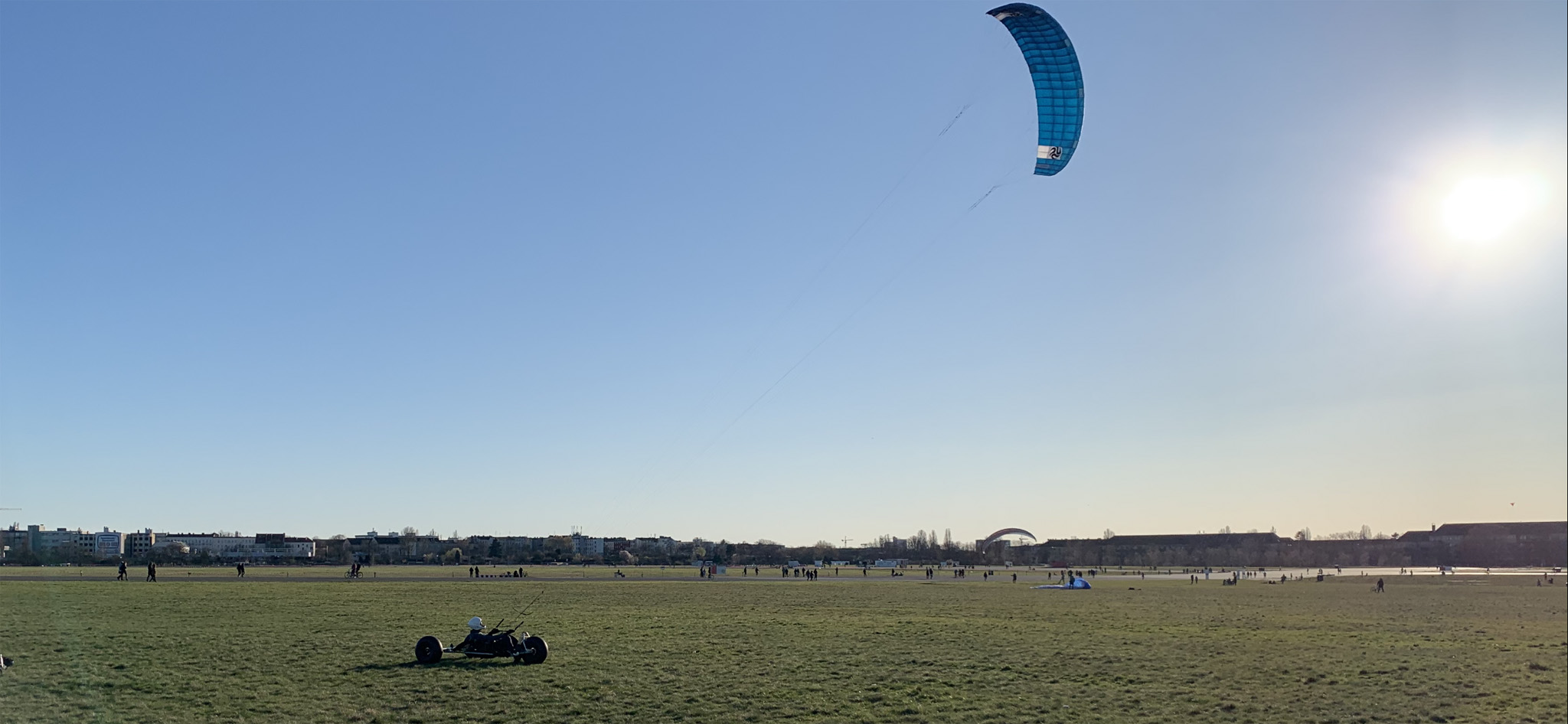 Kitebuggy @THF in Corona-Zeiten