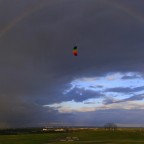 Regenbogenfarben im Regenbogen