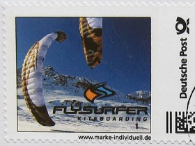 Da geht die Post ab - Flysurfer Briefmarke Speed III