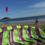 Cooper One BlackDevil 2.0 und UrbanKites Cruiser 2.0 vor St. Michaels Mount, Cornwall, UK