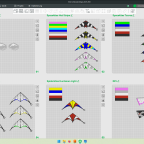 Kites Schlüsselanhänger 3D Druck