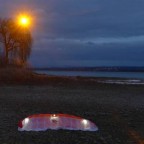 OZONE little devil 1.4? Nachtflug 03.01.26 am "Meeres"strand bei Sturmwarnung